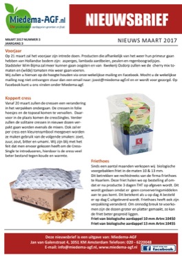 Miedema-AGF nieuwsbrief augustus 2015